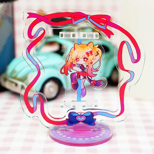 Personalized Acrylic Desk Stands with Your Artwork